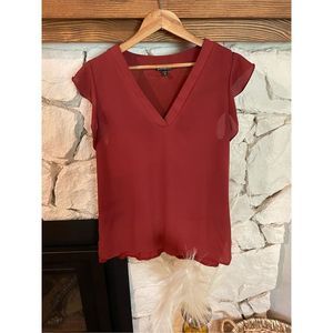 Express flowey cap sleeve blouse size M- moving sale!! Make me an offer